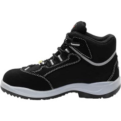 ELTEN MAJA GTX Mid ESD S3 Women's Textile Steel Toe Cap Lightweight Sporty Safety Shoes Black/Red