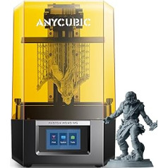 ANYCUBIC Photon Mono M5, 12K sveķu 3D printeris ar 10,1 collu HD vienkrāsainu ekrānu, Anycubic lietotņu tiešsaistes vadība, atjaunināta šķēlēja programmatūra, drukas izmērs 218 x 123 x 200 mm