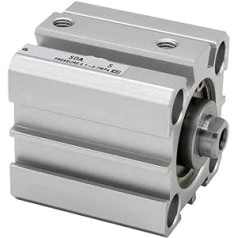 ZHMIMAA Magnetischer SDA100 5–100 mm Hub-S Bohrung, 100 mm Luftzylinder, doppeltwirkendes Kompaktzylinder-Innengewinde (Krāsa: SDA100 x 60, Grēze: -S un magnētisms)