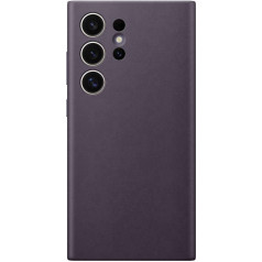 Samsung Oriģinālais korpuss priekš Samsung Galaxy S24 Ultra Vegan Leather Case GP-FPS928HCAVW tumši violets