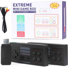 RoGer X-09-LD Retro Mini GameBox Spēļu Konsole 848 Spēlēs / 2x Bezvadu Kontrolieri / HD / USB