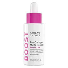 Paula's Choice Pro-Collagen Multi-Peptide Booster - Senėjimą stabdantis gydymas prieš smulkias raukšleles - Išlygina raukšles per 15 minučių - Su amino rūgštimis ir hialutono rūgštimi - Visiems odos tipams - 20 ml