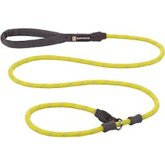 RUFFWEAR Just-a-Cinch atstarojošs suņu vads ar virvi un kaklasiksnu, ķērpji zaļš, 1,5 m