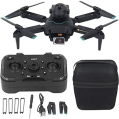 S96 Aerial RC drons ar dubultu kameru pieaugušajiem iesācējiem, FPV RC kvadrokopteris ar šķēršļu novēršanu, 3 ātrumu regulēšana, inteliģenta noteikšana, reāllaika pārraide