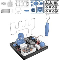 Science Set for Children, Engineering Building Blocks, Electronic Educational Games, Exploration Set, STEM Toy Cause and Effect Toy, Birthday Gift for 8-12 Years Old Boys and Girls