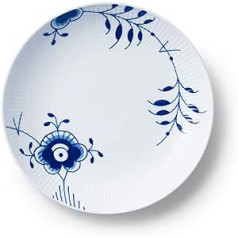 Royal Copenhagen Blue Fluted Mega vakariņu šķīvis diametrs 25 cm porcelāna balts/zils, 1016905