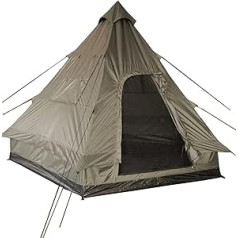 Mil-Tec 4 Personen Pyramidenzelt Tipi