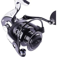 Chenhan Spinnrolle Angelrolle GK1000-7000 5.2: 1 Metallspule Körpergriff 8kg maks. Ziehen Spinning Rolle Saltwater Reel Angelzubehör Combo (Größe: 6000 Series)