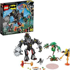 LEGO DC Batman 76117 Batman Mech vs Poison Ivy Mech celtniecības komplekts