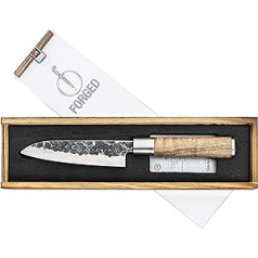 Kalts VG10 Santoku nazis 14cm Roku darbs koka kastē