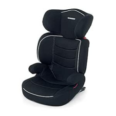 Foppapedretti Time DuoFix Homologated Car Seat Group 2-3 (15-36 kg) for Children from 3 to 12 Years, Black