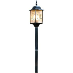 Konstsmide Traditional 7245-759 Milano Pathway Light Antique Finish lakots alumīnijs, 75 vati, matēts melns/sudrabs