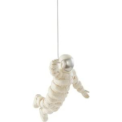 Jotex Neil Astronaut dekoratīvās figūriņas, sienu apdare, matēts balts, 31,9 x 19,5 x 13,6 cm