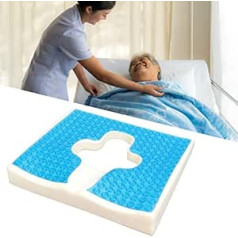 ZJchao Anti-Decubitus Pillow, Machine Washable, Good Dehydration Performance, Anti-Decubitus Pillow, Breathable, for Elderly Patients, Lying on Bed (M)