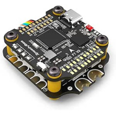 SPEEDY BEE V3 F7 Flight Controller Stack 30 x 30 Drone FC Stack su 4-in-1 50A ESC BL32 Wireless Betaflight konfigūracija, juoda dėže, belitiniais kištukais, WiFi, Bluetooth, skirta 3-6S 4 colių 5 colių FPV