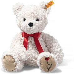 Steiff 113833 Mīkstie mīļie draugi Jimmy Teddy Bear - mīlestība, čuksti balts, 30 cm