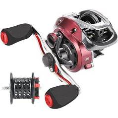 SeaKnight Red Fox Baitcasting makšķerēšanas spole saldūdens īpaši vieglie 10+1 ekranēti lodīšu gultņi 7.2:1/8.1:1 ātrgaitas spoles karpas mikro centrbēdzes bremžu sistēma Max 6kg/13.2LB