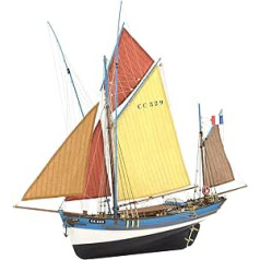 Artesanía Latina 22175 Wooden French Tuna Boat Marie Jeanne 1:50 Scale Model Kit for Building