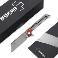 Böker Plus® Fragment Mini EDC kabatas nazis - Atslēgu piekariņa nazis Small - Keychain Box Cutter Nazis - Divu roku EDC atslēgu piekariņa saliekamais nazis (Keychain Knife Fragment G10)