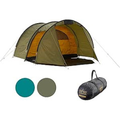 Grand Canyon Robson 4 Tunnel Tent for 4 People, Ultra Light, Waterproof, Small Pack Size, Tent for Trekking, Camping, Outdoor