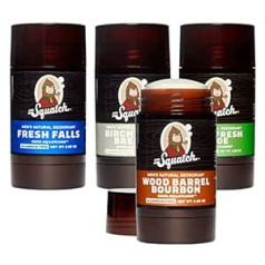 „Dr. Squatch“ dezodorantas vyrams – „Birch Wood Breeze“, „Cool Fresh Aloe“, „Fresh Falls“, „Wooden Barrel Bourbon“ (78,4 ml, 4 vnt.)