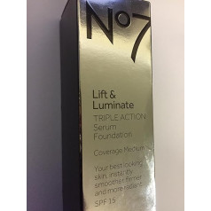 Boots No7 Lift & Luminate Foundation - Cool Ivory - 30ml - Lift & Firm