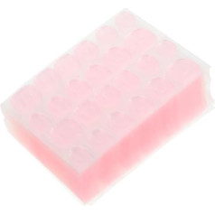 Minkissy 100 Blatt Gelee-gel-nägel Nagelkleber Aufdrücken Klebrige Nagelkleberlaschen Nagelklebestreifen Superklebende Nagelsticker Klebriger Nagelaufkleber Gelee-kleber Wasserdicht Etikett