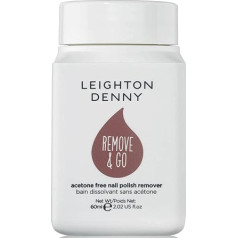 Leighton Denny Remove und Go Polish Remover 60ml, 1er Pack (1 x 50 g)