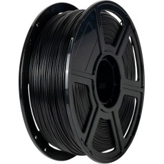 FLASHFORGE ABS PRO 3D printera filaments, izturīgs un karstumizturīgs, 1 kg spole, izmēru precizitāte +/- 0,02 mm, spēcīgs un izturīgs ABS materiāls (melns)