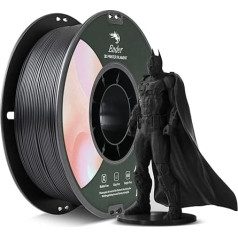 Creality PLA filaments 1,75 mm 1 kg Super 3D printera filaments, melns