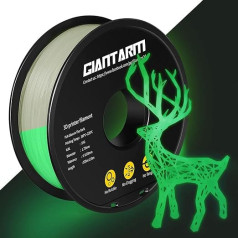 GIANTARM PLA filaments 1,75 mm Luminous, 3D printeru filaments, 1 kg spole