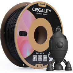 Creality CR-PLA matinis 3D spausdinimo siūlas, 1,0 kg ekologiško kartono ritė, 1,75 mm PLA matinis 3D spausdintuvo siūlas, ≤ 0,03 mm matmenų tikslumas, suderinamas su Creality FDM