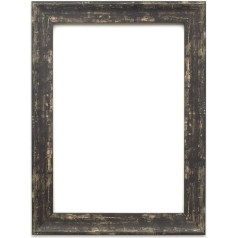 Spoon Distressed Black A3 Vintage Picture Frame Industrial Look Shabby Chic Camouflage Photo/Poster Frame Frame Frame Frame Size 32 mm Wide and 18 mm Deep