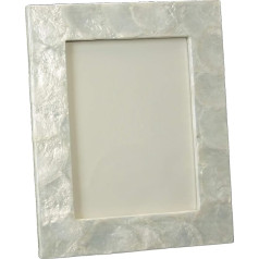 DRW White Mother of Pearl Photo Frame 6 x 8 inch