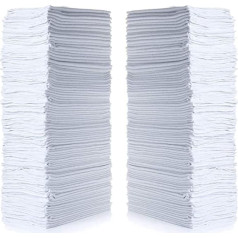 SIMPLI-MAGIC Premium baltie roku dvieļi 33 x 30,5 cm (50 gab. iepakojumā)