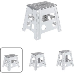 Arregui TB-032-GB Small Folding Stool | Folding Stool for Children and Adults | Portable and Foldable Folding Stool | 150 kg Load Capacity | Stool for Kitchen, Bathroom, Camping, Garden | 32 cm High |