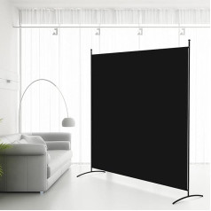 Kokorona Room Divider 1 Panel Foldable Privacy Screen for Bedroom Living Room Office Free Standing Portable Temporary Wall Divider for Room Separation 71