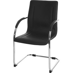 Mendler Самара Обеденный стул консольный кухонный стул Recliner Chair сталь черный