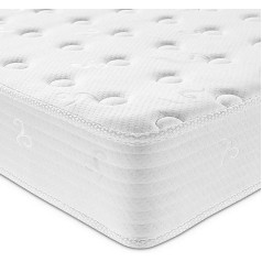 Kono King matracis, 20 cm Memory Foam Pocket Spring matracis, hibrīda matracis ar elpojošām putām un kustību izolāciju, vidēja sajūta, 1,5 m matracis