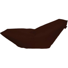 Talamo Italia Dmora Lounge Bed Beanbag 160 x 70 x 50 cm Brown