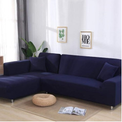 ‎Jiayan JIAYAN 17 baltas vienkrāsainas krāsas Slipcovers Home & Living Dīvāna pārvalks dzīvojamai istabai 1/2/3/4 sēdvietām Dīvāna dvieļu dvieļu L-veida aizsargvāciņu komplekts 7,3 sēdvietu un 3 sēdvietu modeļi