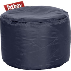 Fatboy ® Point Hocker Nylon Blue | Runder Sitzhocker | Trendiger Poef/Fußbank/Beistelltisch | 35 x ø 50 cm