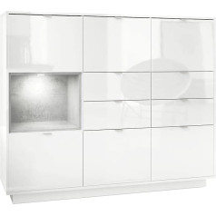 Vladon Metro V2 Highboard White