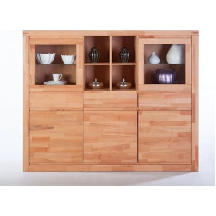 Sylt 1927 Sylt Highboard XL masīvkoka masīvkoka masīvkoka koksne ar eļļu