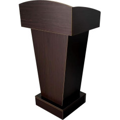 Podium Presentation Lectern Stand Lecterns Podiums Podium Speaking Taiwan Ceremonial Lectern Desk, Reception Customer Desk for Church School Lectern/Brown / 40 x 60 x 108 cm (Brown 40 x 60 x 108 cm)