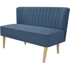 Utsrabfa Sleeping Chair Kitchen Bench Living Room Couch Sofa Fabric 117 x 55.5 x 77 cm Blue Suitable for Halls, Banquets, Catering Rooms, Cabins