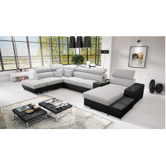 Im Sofa XXL Corner Sofa U-Shape Corner Sofa with Bed Function PERS V Left / Right Choice of Colours