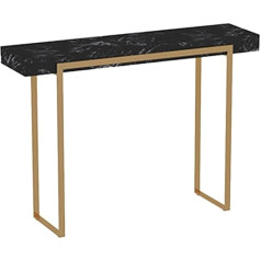 Axdwfd Virtuves galdi Konsoles galds, industriāls ieejas galds, koridora dīvāna galds, metāla rāmis, dzīvojamās istabas koridors, 80x30x80cm planšetdatora turētājs (Krāsa : B)