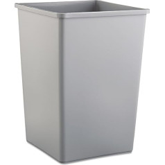 Rubbermaid Commercial Products Rubbermaid Commercial 35 gal Square Untouchable atkritumu tvertne - pelēka