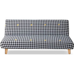 ‎Petcute PETCUTE Dīvāna pārvalks 2 sēdvietas bez roku balsta Elastīgs dīvāna pārvalks Clic Clac Dīvāna pārvalks Stretch Bed Couch Sofa Cover 150-190 cm